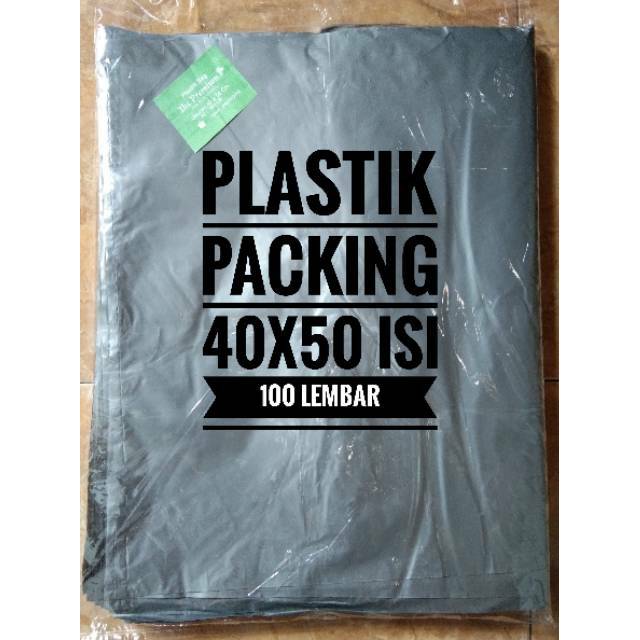 Plastik packing/plastik olshop/plastik plong/HD TANPA PLONG 40 x 50
