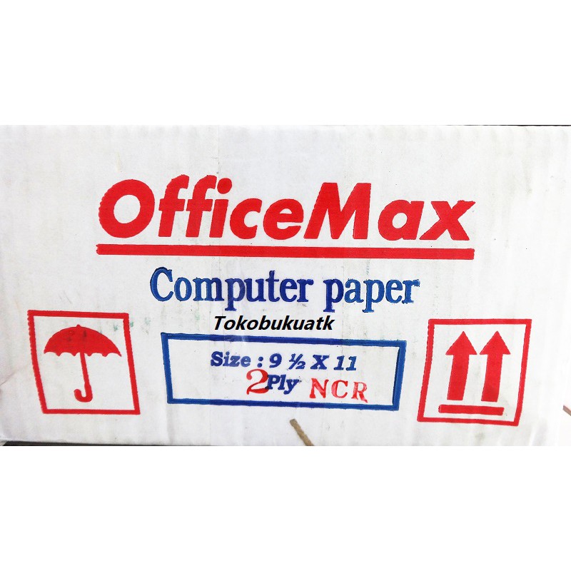 

Continuos Form Office Max 91/2 X 11 - 2Ply