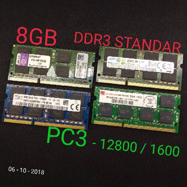 Ram LAPTOP DDR3 8GB STANDAR VOLTAGE 1 5V BEKAS SEKEN Ram LAPTOP DDR3 8GB STANDAR VOLTAGE 1 5V BEKAS SEKEN