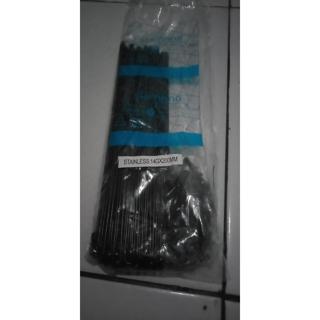Ruji Jari Jari Stainless 14 x 200 shimano Hitam