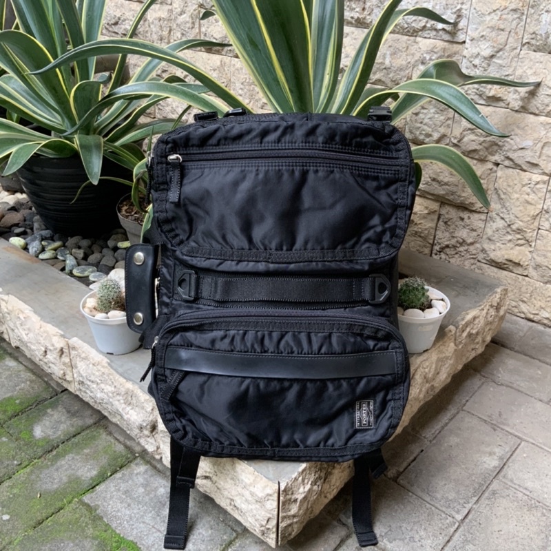 PORTER INTERNATIONAL 3WAY BAG SLING MESSENGER BACKPACK