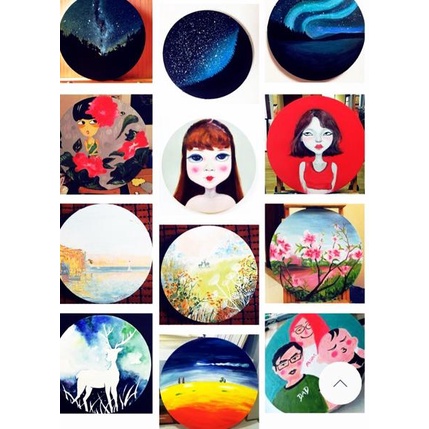 

Mall Kanvas Bulat Triplek 20cm