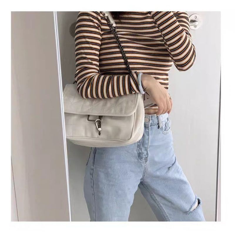 Tas Zara selempang Rantai-white