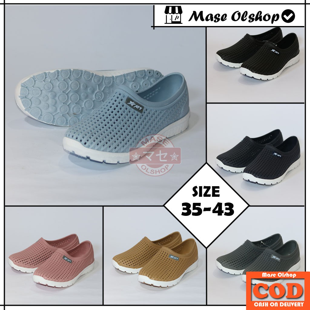 Sepatu Karet Wanita Sepatu Slip On ATT PSW 159