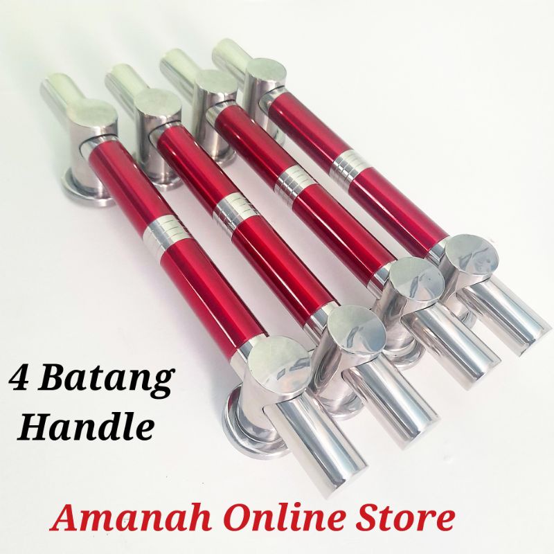 4 Batang handle pintu rumah Stainless 45cm 33cm