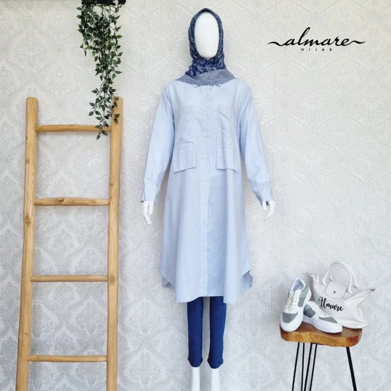 Mix Match Tunik Baby Blue