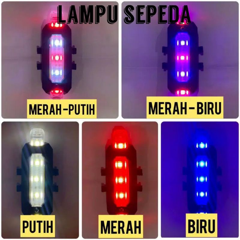 lampu sepeda usb led
