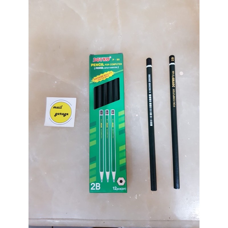

Pensil 2B Joyko P/88 Hitam Bisa beli satuan Pencil for computer Komputer