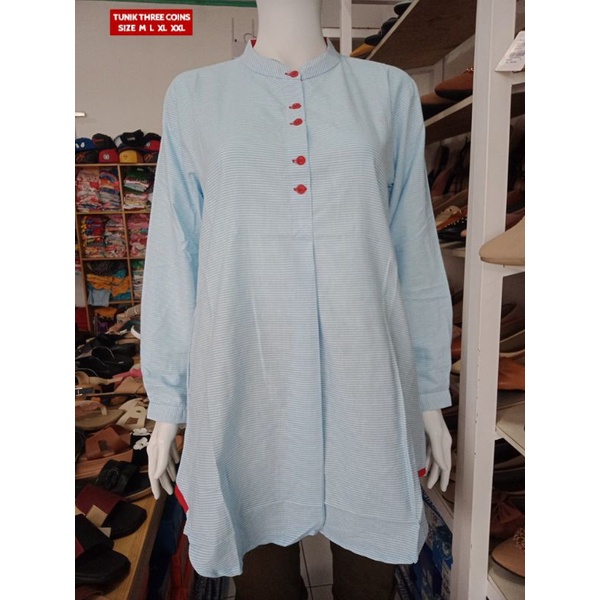 TUNIK / ATASAN WANITA / KEMEJA WANITA THREE COINS TC BRANDED MATAHARI MURAH SDF65