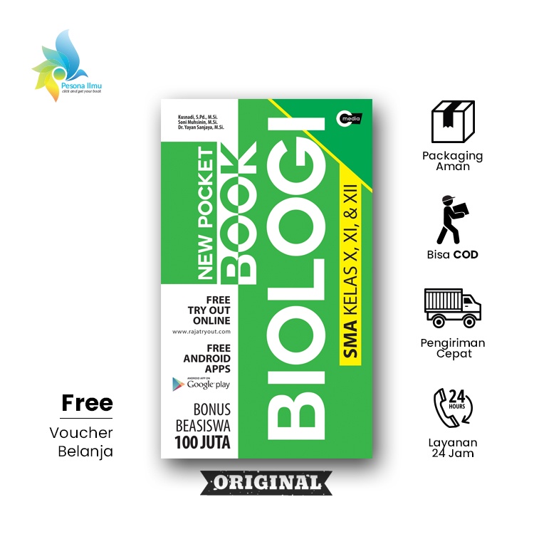 New Edition Pocket Book Biologi SMA/MA Kelas X, XI, & XII-New Pocket