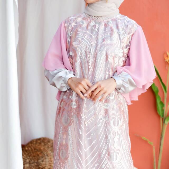 Gamis brokat Naraya