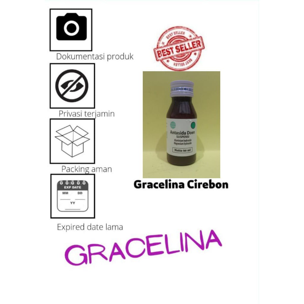 Obat maag/ Antasida Doen Sirup 60 ml