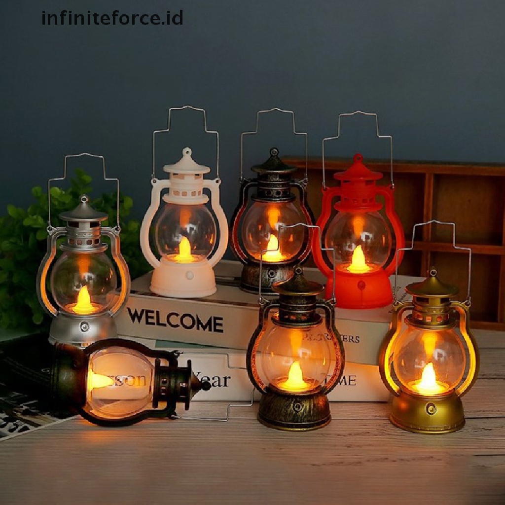 (Infiniteforce.Id) Lampu Lentera Led Gaya Retro Untuk Dekorasi Halloween