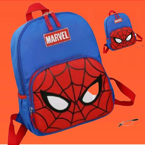 Azlan_shop06 -Termurah/ tasanak sd laki laki spiderman//Tas anak karakter Ironman superman captain