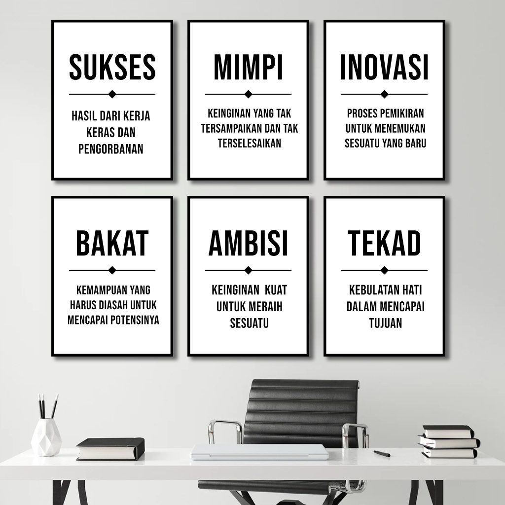 Jual CM DECOR - HIASAN MOTIVASI KATA MUTIARA DINDING QUOTES AESTHETIC ...