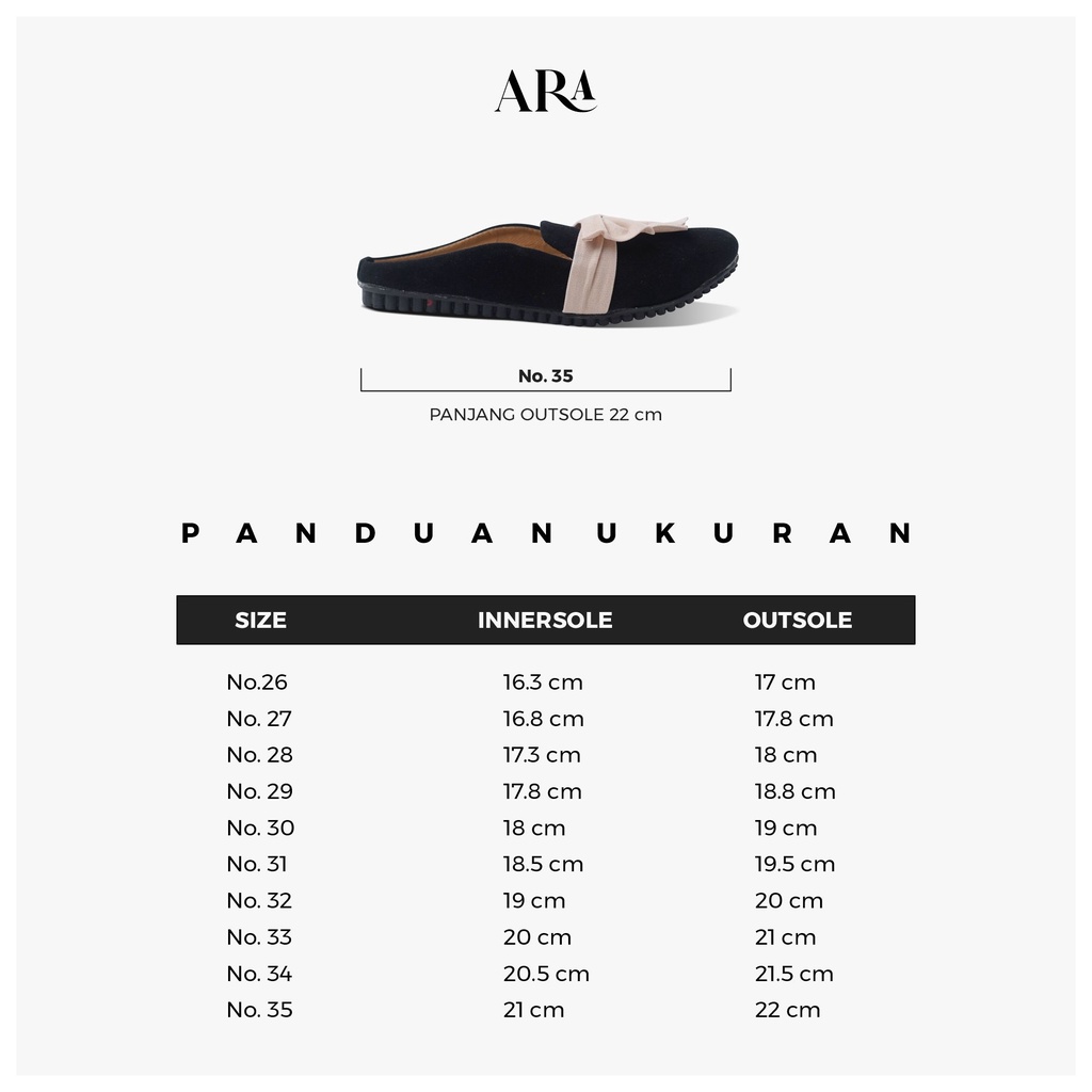 Vayatasya Karenina | Ara / Sandal Slip-on anak perempuan lucu