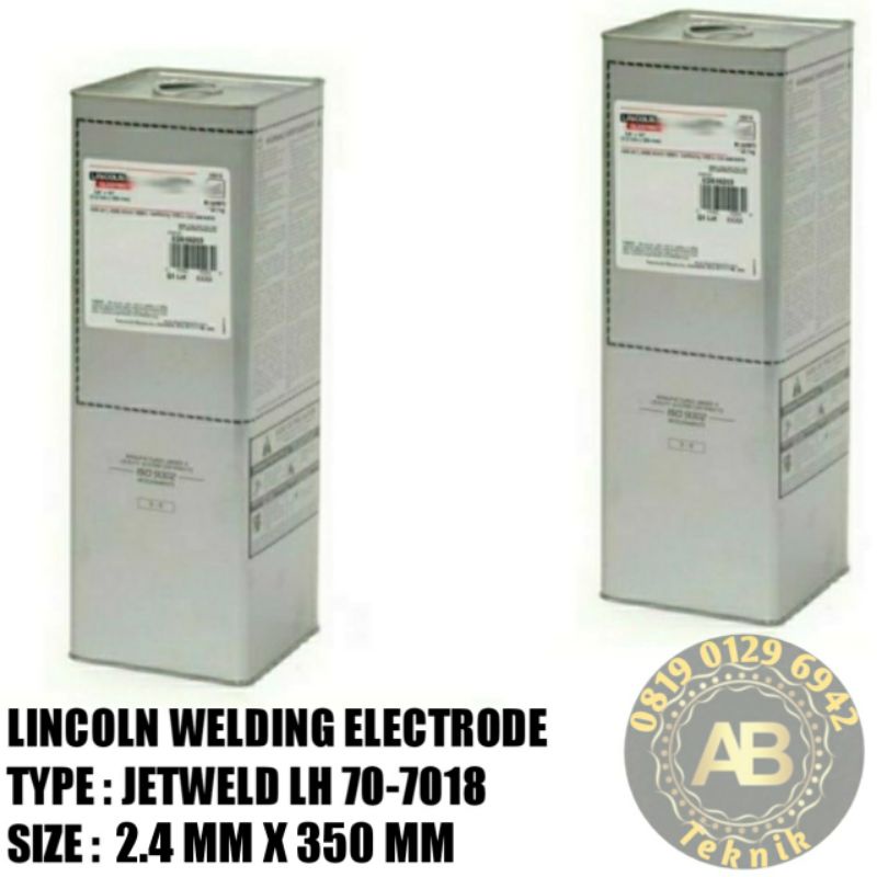 kawat las lincoln size 2.4 mm lincoln welding electrode type LH70 AWS A5.1 E7018 kawatlas USA