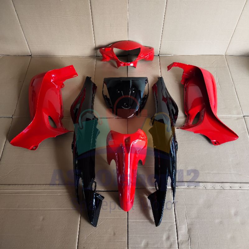 FULL BODY HALUS SMASH 110 NEW MERAH HITAM