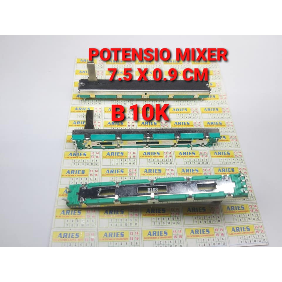 potensio geser mixer stereo 75x9 mm bagus