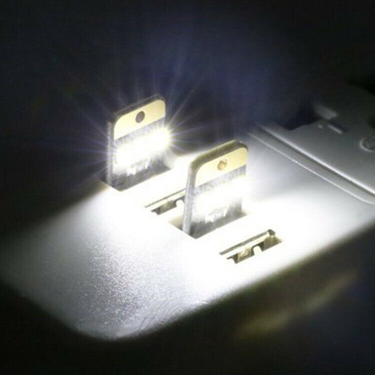Lampu USB LED Portable Emergency Night Light Bright Mini Camping Lampu Senter Keyboard Laptop
