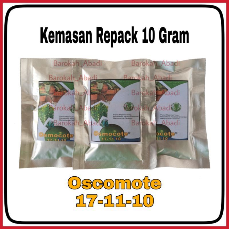 Osmocote Dekastar 17-11-10+TE Dekastar 6-13-25 Dekastar 13-13-13+TE 10 gr   pupuk tanaman hias