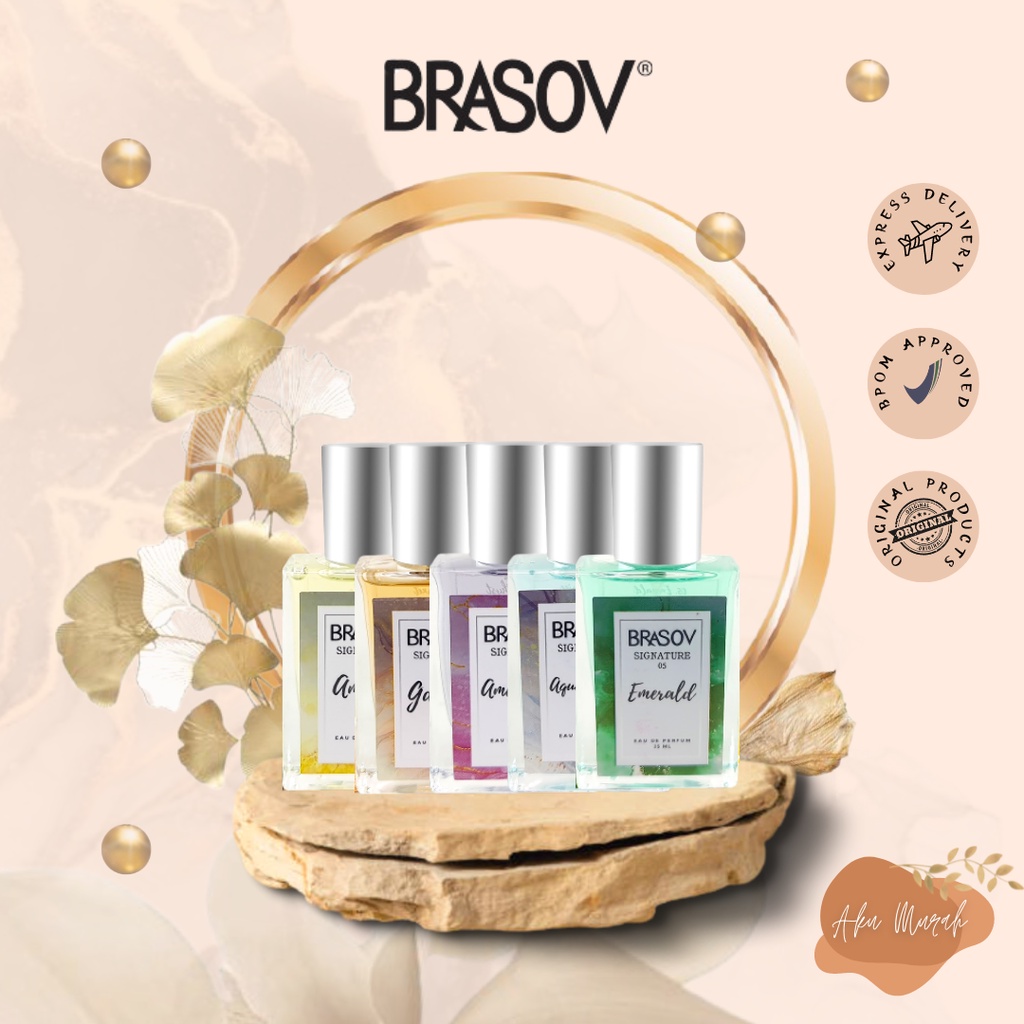 ✨ AKU MURAH ✨ BRASOV Parfum 35 ML Eau De Parfume Signature Parfum Spray BPOM