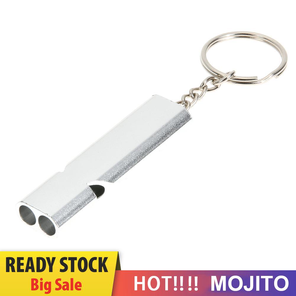 MOJITO Outdoor Camping Hiking Tool Aluminum Alloy Emergency Survival Whistle