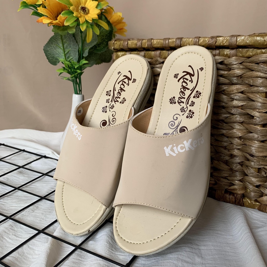 sandal SLOP1 3 SENDAL cewek WANITA terlaris kece populer kampus termurah WEDGES WANITA SANDAL 5cm KEKINIAN TERBARU SELOP SENDAL WADGES PEREMPUAN PESTA KONDANGAN CEWEK TINGGI SLOP Selop Sendal Casual Murah