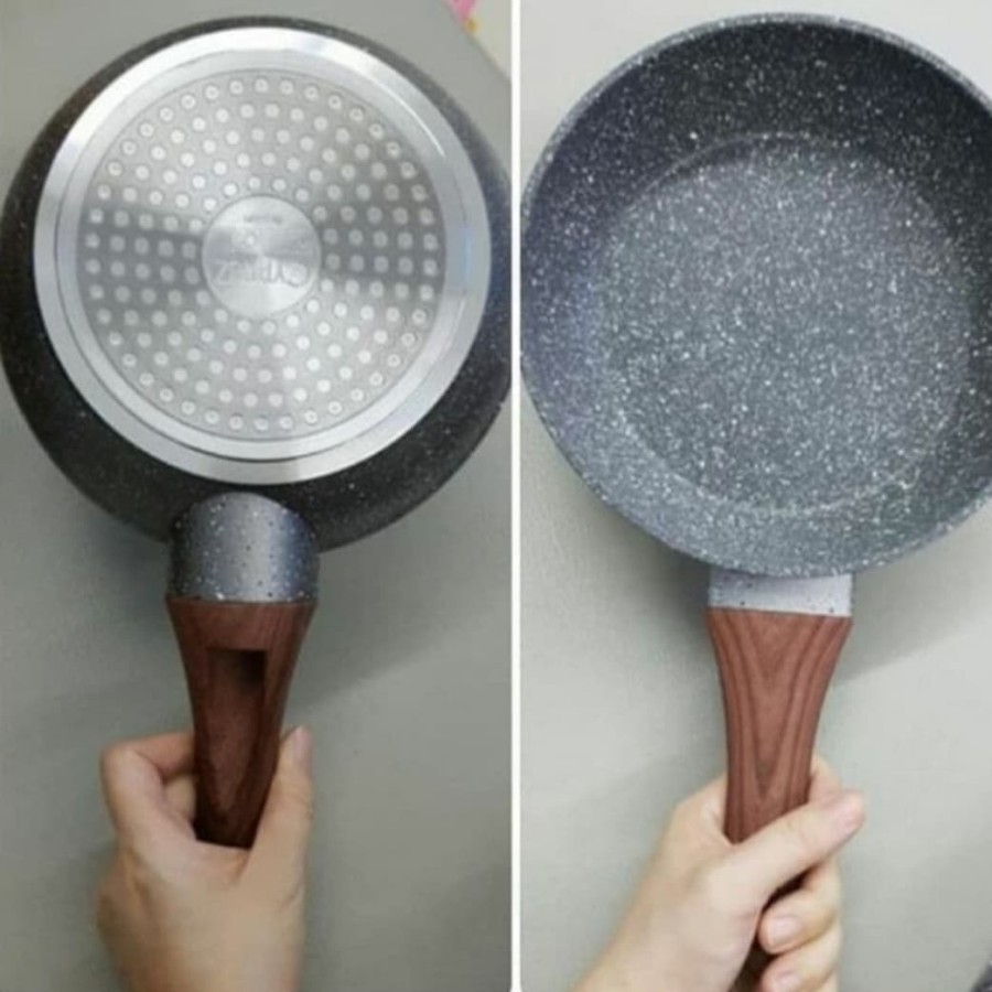 Wajan Induksi Cyprus FP0630 20cm | Fry Pan Marble 20 cm Cypruz FP-0630