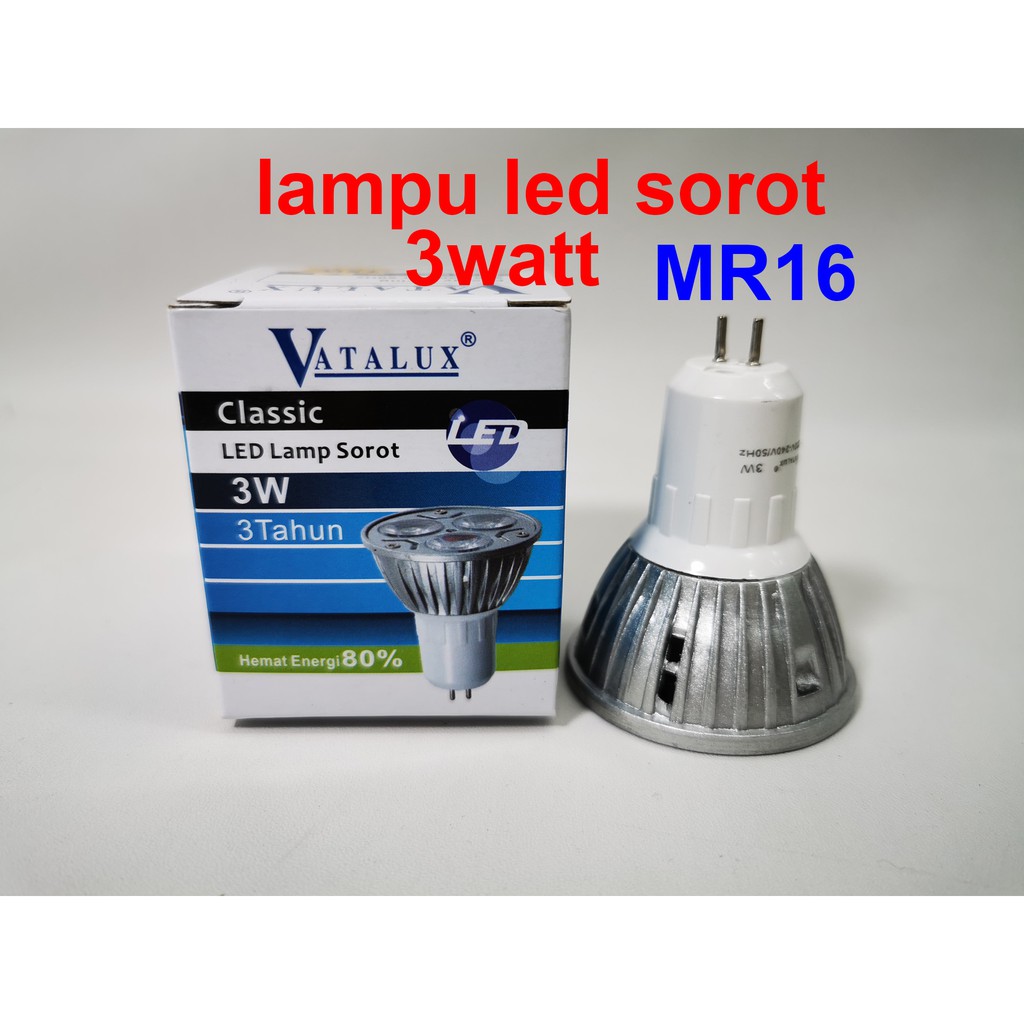 MR16 TUSUK lampu halogen spotlight led Cahaya PUTIH &amp; KUNING