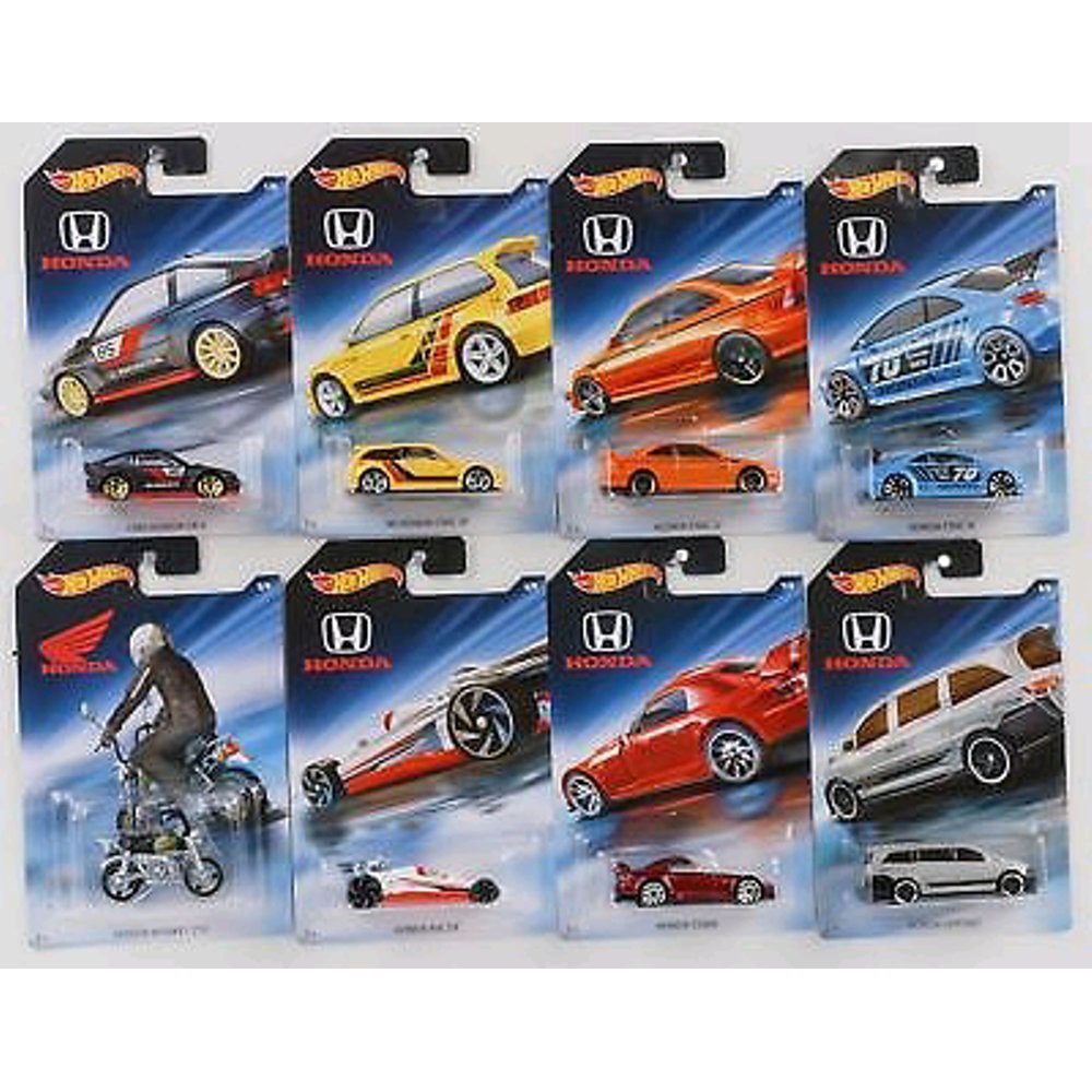 New Hot Wheels HONDA SERIES Full set Civic ef si odyssey monkey 2018 Bagus
