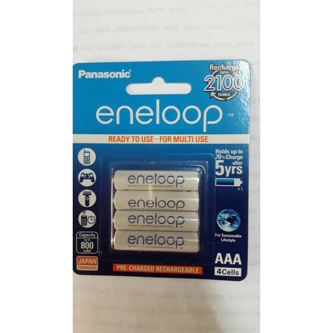 Baterai Eneloop Aaa 4 Pack/ Baterai Eneloop/ Sanyo