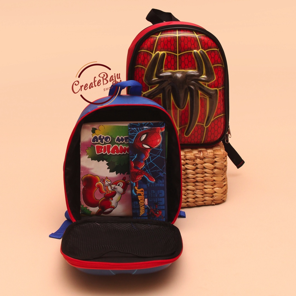 TAS RANSEL ANAK BATOK MOTIF SPIDERMAN HOMECOMING TAS ANAK SEKOLAH TAS PAUD