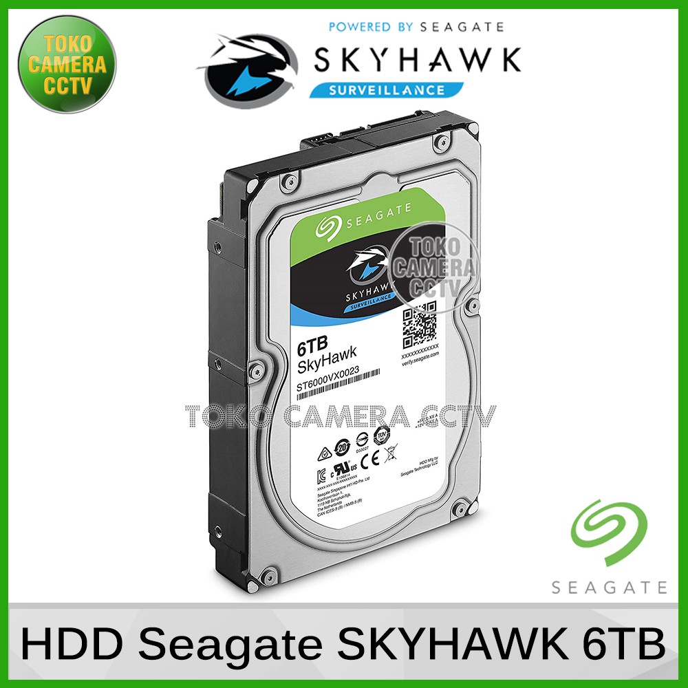 Hard Disk Seagate Skyhawk 6TB Khusus CCTV / Harddisk Seagate Skyhawk 6 Terra