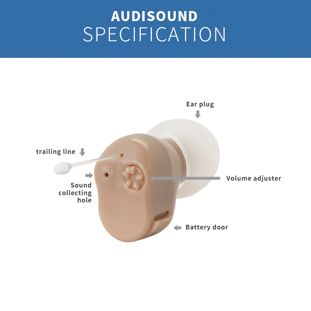 Alat Bantu Dengar Hearing Aid Aids Kit / ABD Orang Tua Tuli Budek Tuna Rungu JZ-1088H1