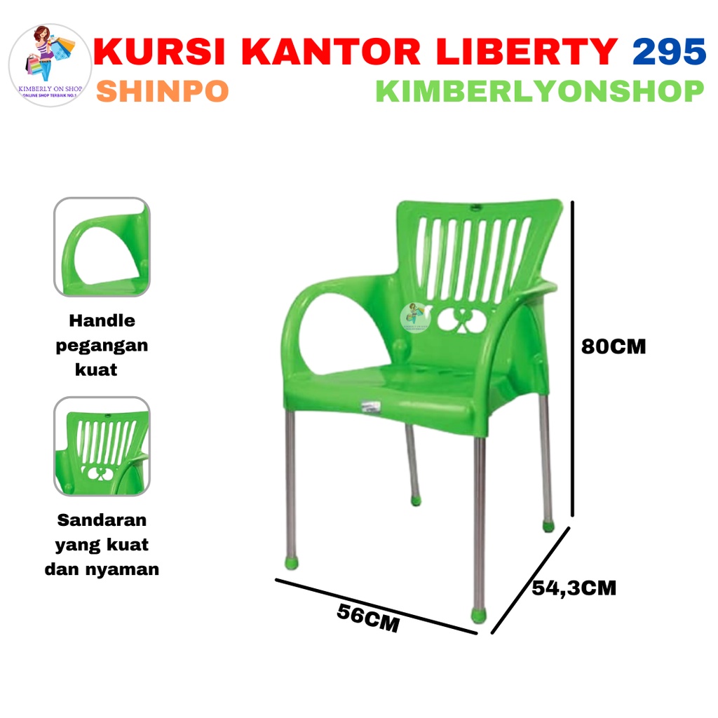 Kursi Plastik/Kursi Kantor Shinpo LIBERTY SIP295