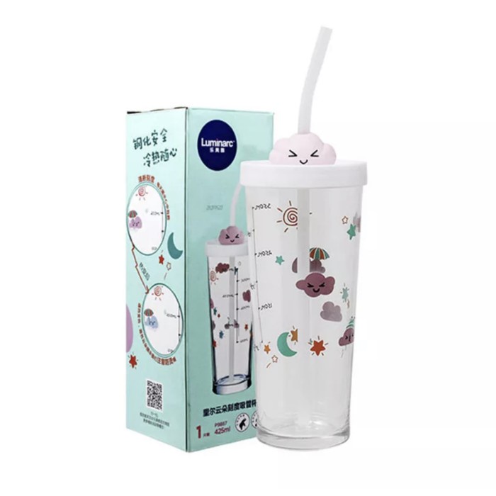 BOTOL TUMBLER KACA LILIE SCALE 425ml - LUMINARC