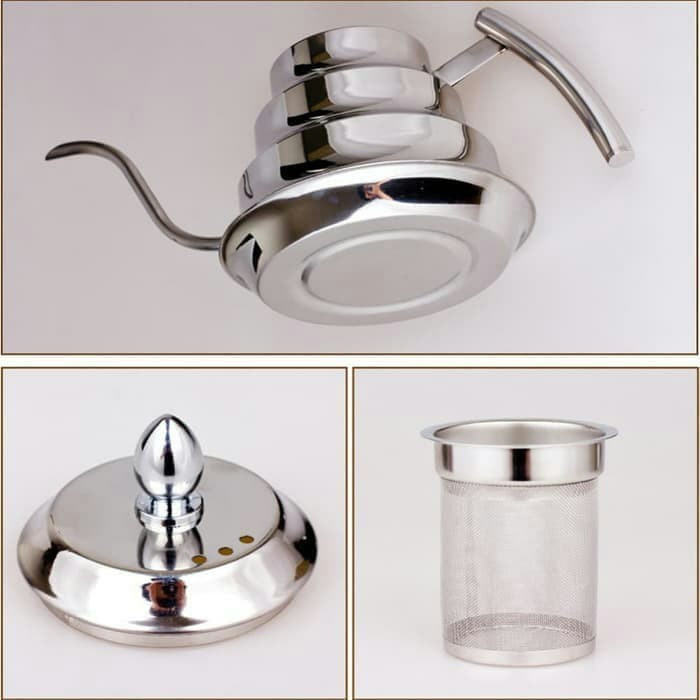 Kettle Teko angsa / teko leher angsa / teko pour over water 1,2 lt