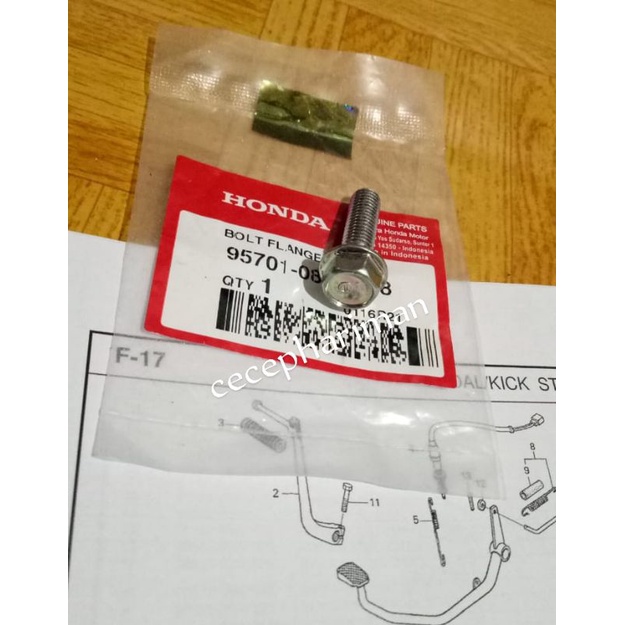 baut selahan honda kirana kharisma supra x 125 original