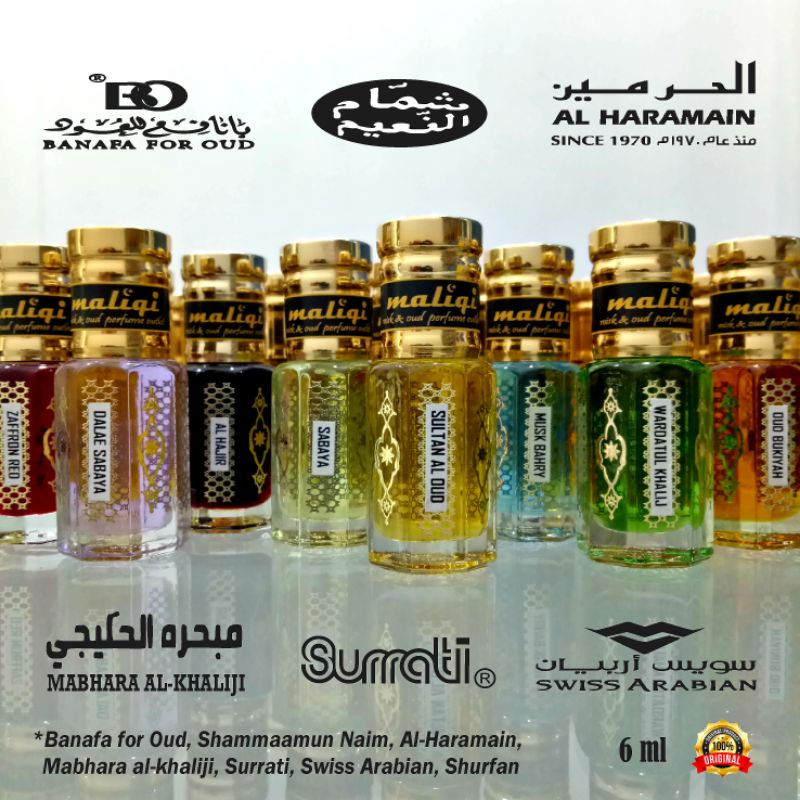 Parfum Arab Parfum Sholat Parfum Sunnah isi 6ml Asli Saudi Banyak Variant Aroma