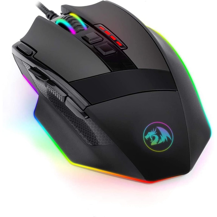 Redragon Mouse Gaming Macro USB Wired Sniper RGB M801 RGB