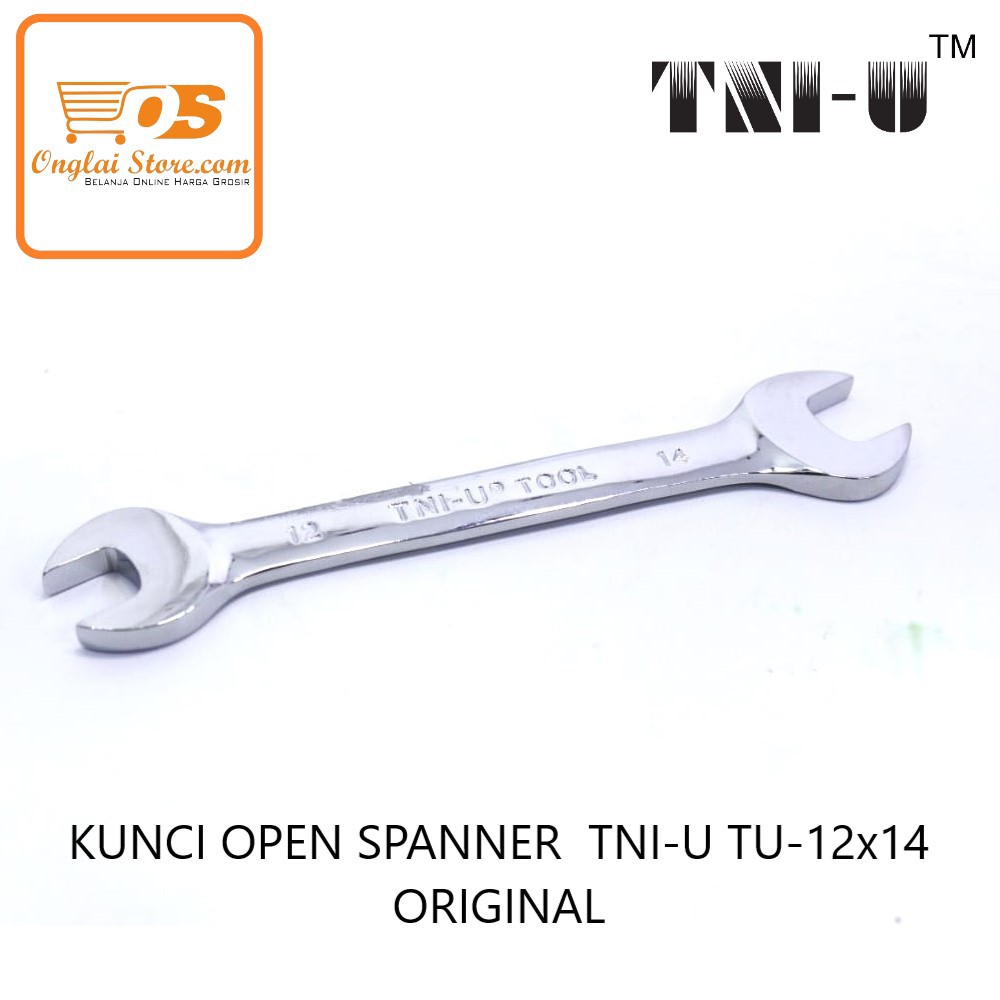 KUNCI OPEN SPANNER  TNI-U TU-12x14 ORIGINAL 双开口扳手  (HARGA SPESIAL)