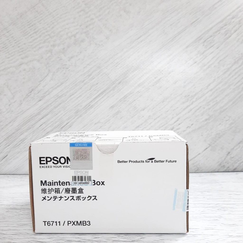 Maintenance Box Printer Epson T6711 C13T671100 PXMB3 L1455 WF7611 7611