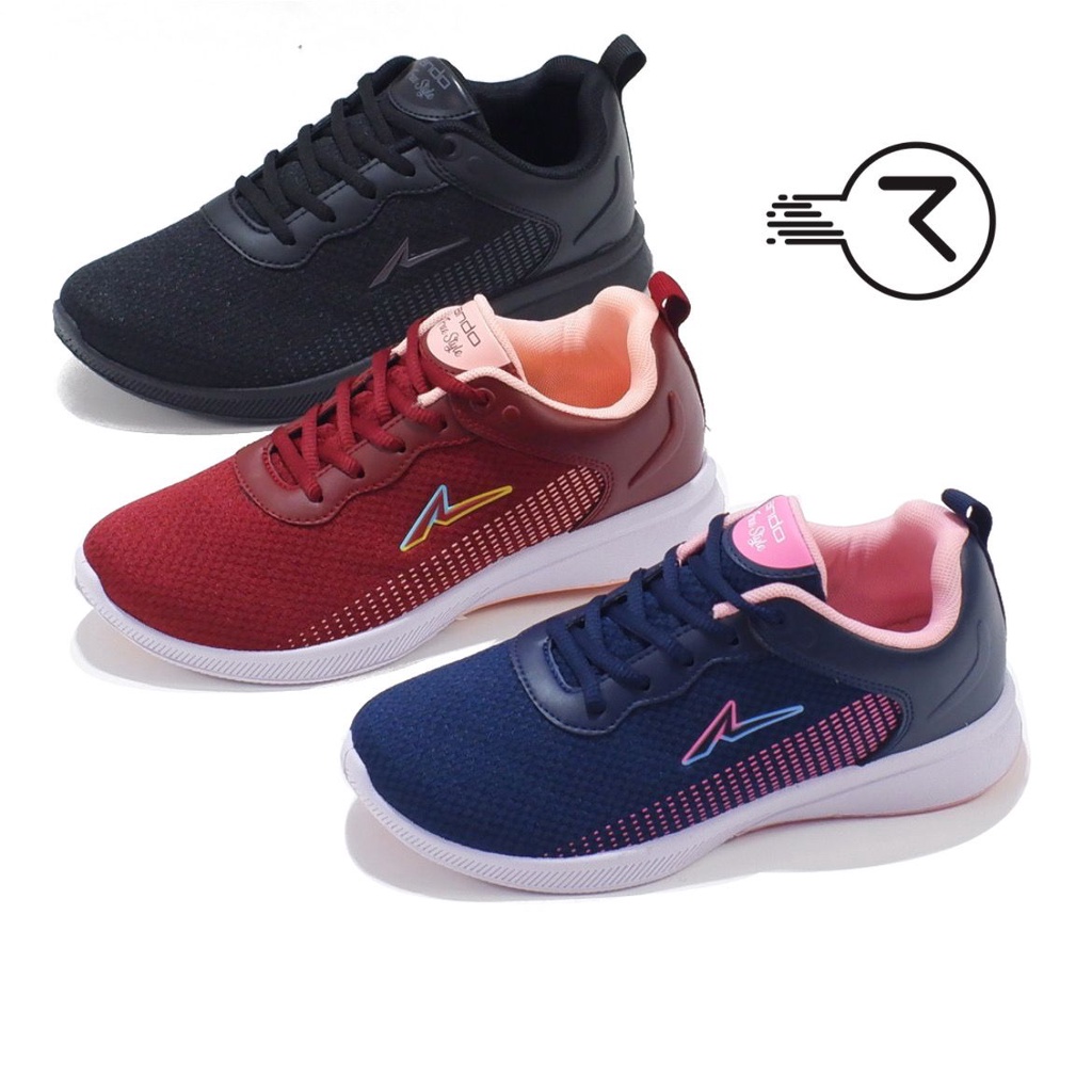 sepatu sneakers wanita ando original sepatu wanita sekolah wanita