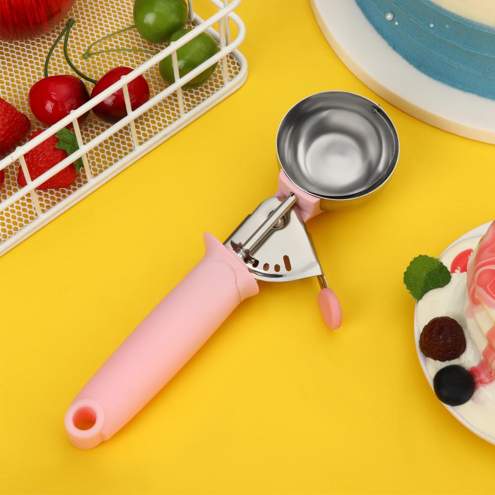 Chookyy Ice Cream Scoop Stainless Steel Metal Cookie Scoop Mash Sendok Kentang Ball Scooper