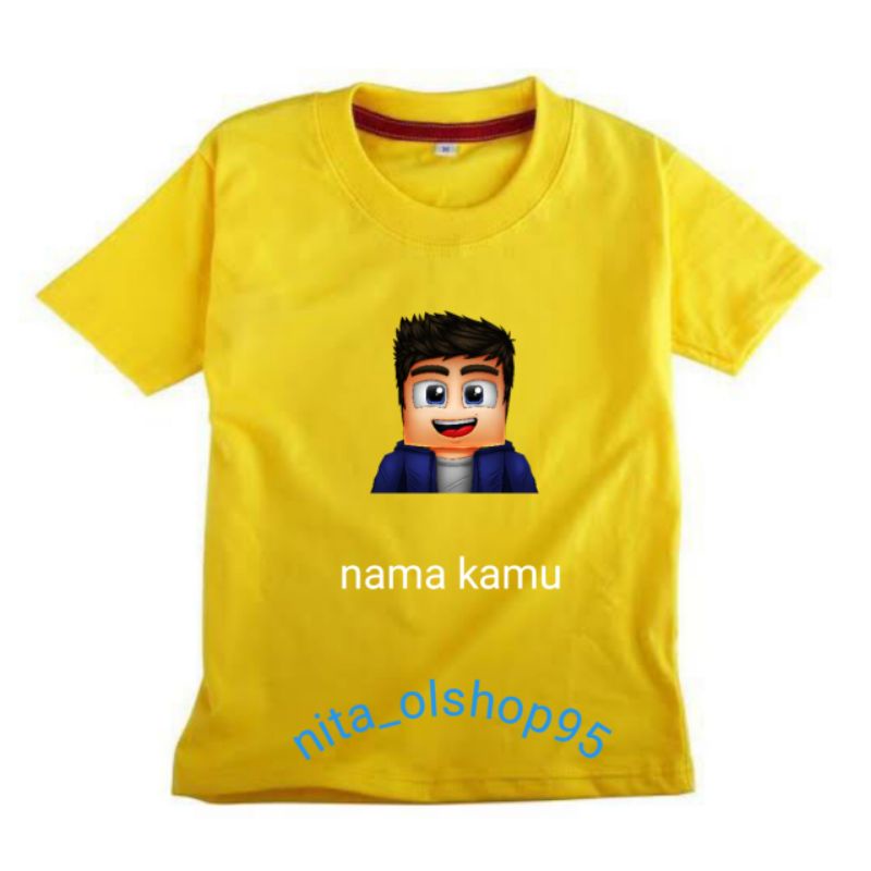 baju roblox minicraft baju anak karakter minecraf