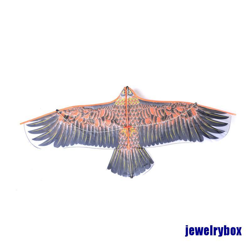 (Jewelrybox) 1pc Mainan Layang-Layang Bentuk Burung Elang Untuk Outdoor / Taman