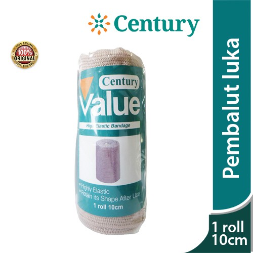 Century H Elastic Bandage 10cm Perban Luka Perban Elastis Pembalut Luka P3k Shopee Indonesia