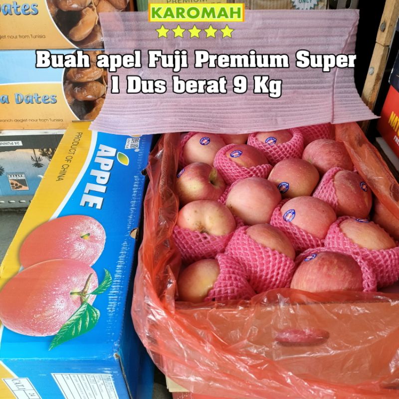 

BUAH APEL FUJI PREMIUM 1 DUS ISI 9KG FULL MANIS ASLI ORDERAN MASUK