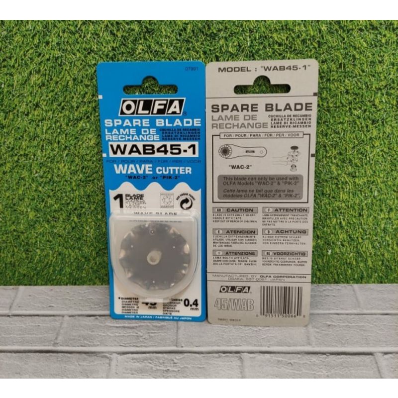 

Refill Wavy Blade for Rotary Cutter WAB45-1 Olfa Original